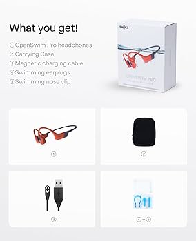 SHOKZ OpenSwim Pro - Open-Ear Bluetooth Headphones & 32GB MP3